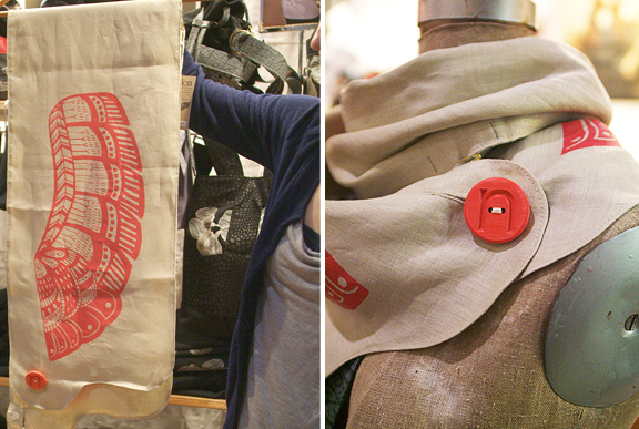 Noujica clothing and accessories at the One of a Kind Show Toronto. 