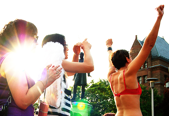 Slutwalk Toronto 2012. Photography by Leah Snyder.