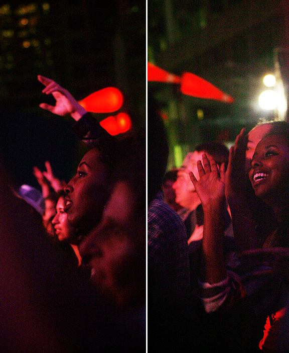 The crowd at K'NAAN
