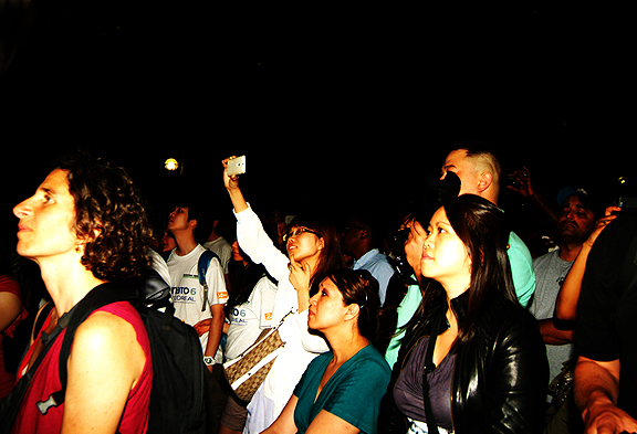 The crowd at K'NAAN