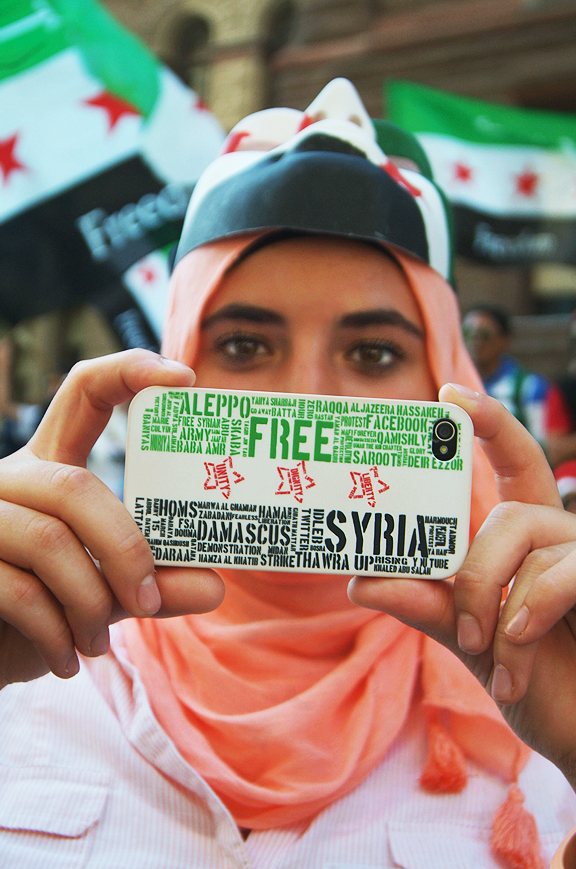 Freedom for Syria Protest in Toronto. 
