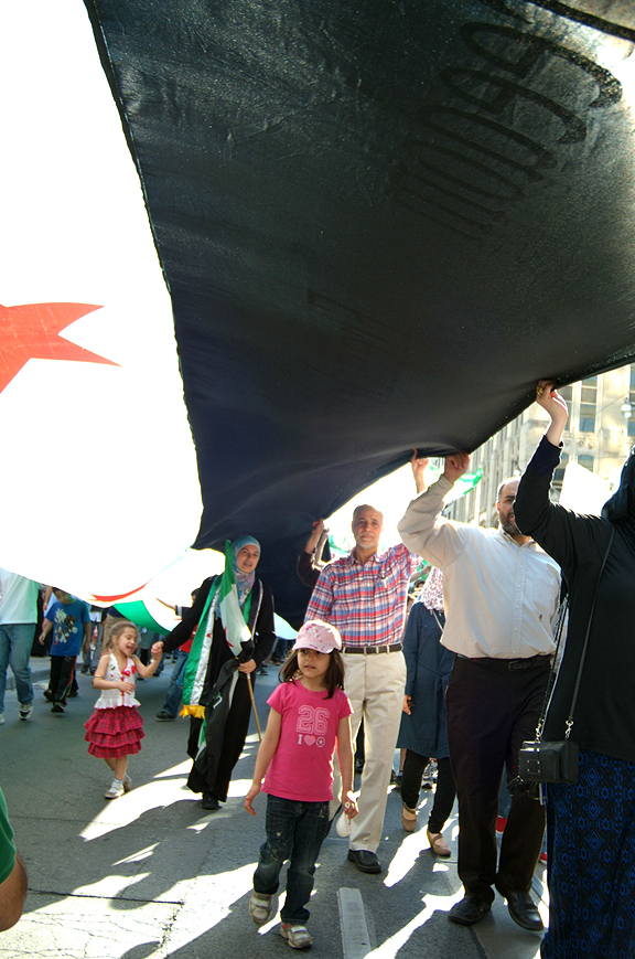 Freedom for Syria Protest in Toronto. 