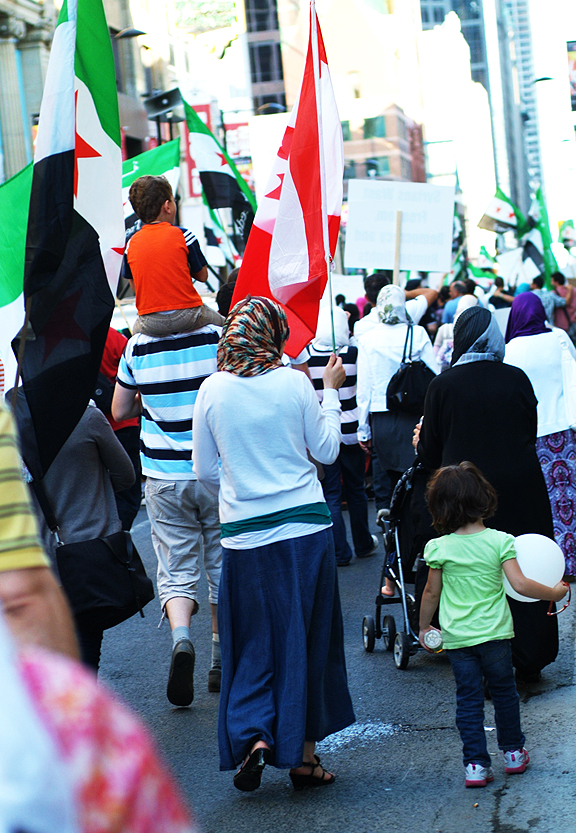 Freedom for Syria Protest in Toronto. 