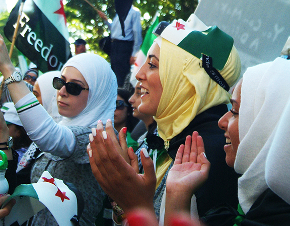 Freedom for Syria Protest in Toronto. 