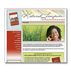 Website Keturah Leonforde