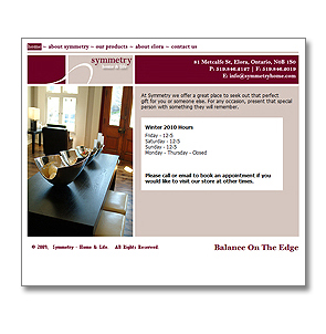 Website Symmetry Home and Life