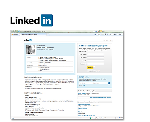 Click here for Leah Snyder's linkedin profile