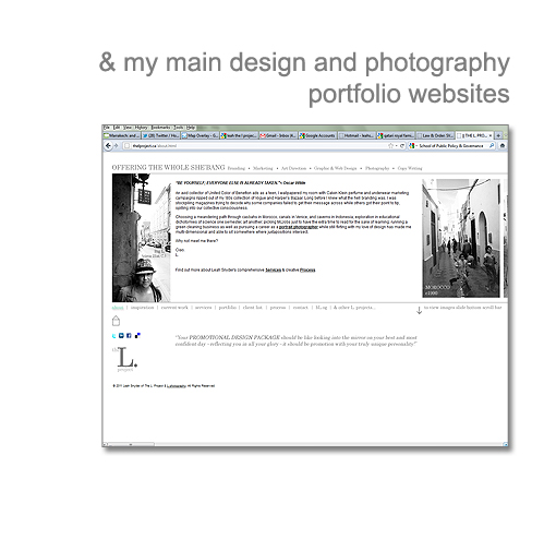 Click here to view The L. Project portfolio website