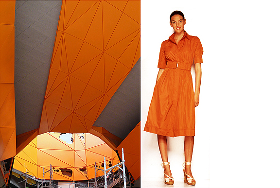 Le Cube Orange by Jacob and MacFarlane. Lyons, France. 
