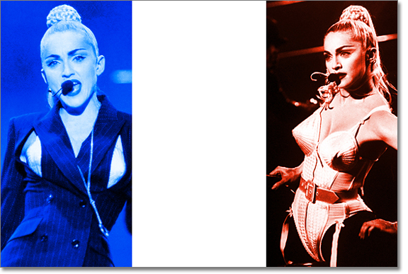 Images of deconstructed fashion. 