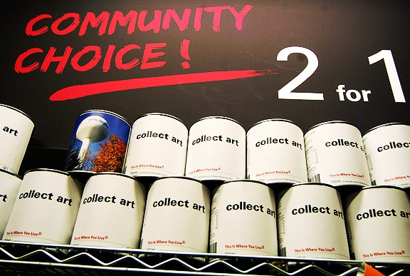 George Brown’s Institute without Boundaries in the Offsite / Onsite Exhibition. Photo by Leah Snyder.